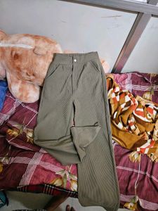 “Women’s High-Waist Ribbed Wide-Leg Pants | Stretc