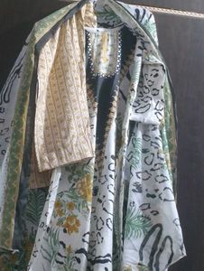 Floral &amp; Animal Print Asian Style Suit