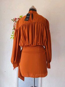 Forever 21 Chic Rust Mini Dress