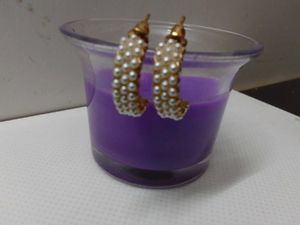Two Set Of Korean Earrings With Scrunchies