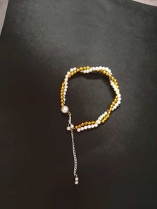 Pearl & Gold Bracelet