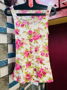 Floral Print Tank Top