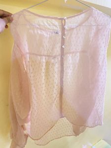 Embroidered Grey Top