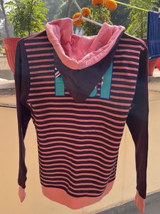 Striped Women&#39;s Hoodie
