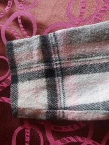Plaid Wool Blend Coat