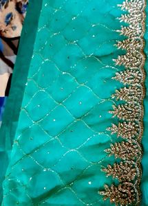 Beautiful full hand work saree
