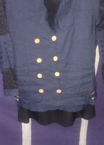 Net Shoulder And Fancy Top For Collar