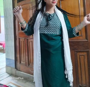 Straight Rayon Kurti..it's Comfortable To Wear It.