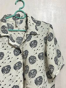 Zara Oversize Crop Shirt Size 34-36