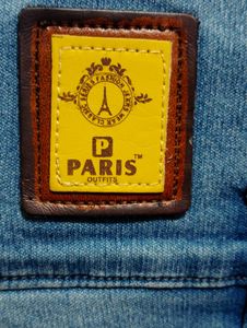 High Waisted Button Jeans
