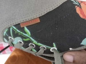 Jack &amp; Jones Floral Canvas Sneakers