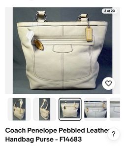 Coach Leather Handbag