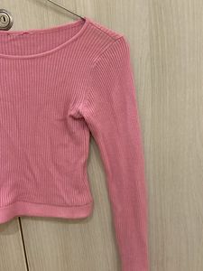 Pink Waist Cutout Top(xxs-xs)