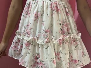 Floral Ruffle Mini Dress