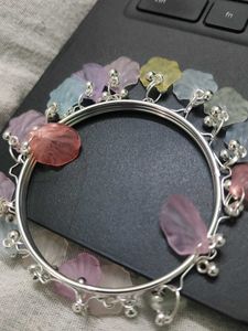Floral Bangle Bracelet