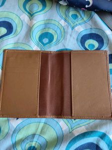 Brown Leather Passport Holder