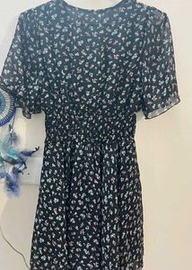 Floral Print Mini Dress