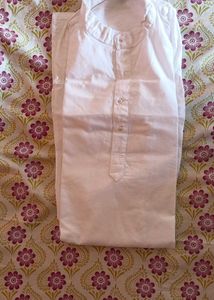 White Cotton Kurta