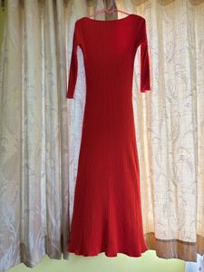 Zara Ribbed Midi Dress