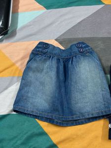 Girls&#39; Denim &amp; Navy Skirts