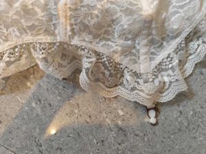 White Lace Bustier Garter Top