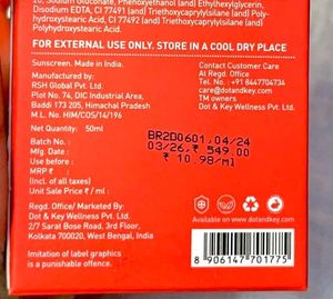 Dot And Key Tinted Sunscreen
