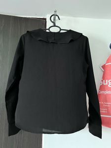 Women Formal Black Top