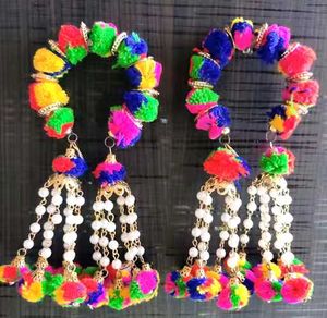 Colorful Pom Po Bracelet