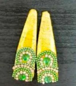 Silk Thread Hand Made Hair Tic Tac Clip