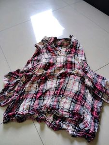Pink Plaid Tunic