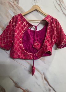 Pink sequins blouse
