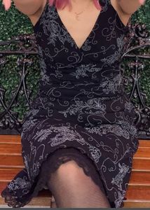 Y2K Floral Print Mini Dress