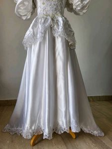 Vintage White Wedding Gown