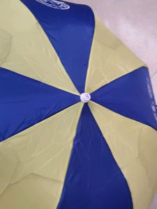 Yellow And Blue Umbrella