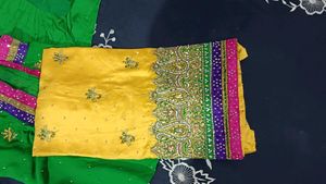 Yellow Embroidered Salwar Kameez