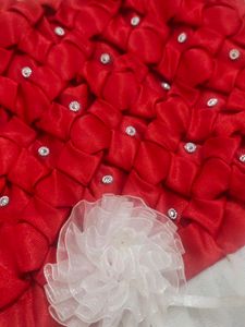 red colour frock for girl baby