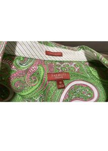 Talbots Womens 4 Wrinkle Resistant Button Blouse S