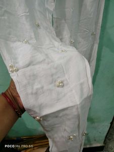 White Embellished Tauzar