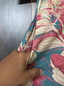 Blue Pink Kurti