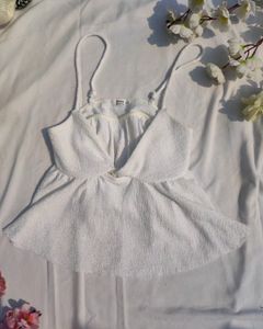 White Summer Beach Top / Bralette