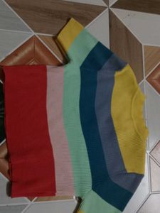 Multi Colour Short T Shirt