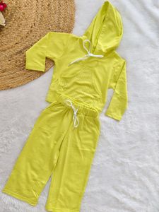 Cozy Kids Yellow Hoodie Set