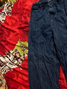 Wide Leg Denim Jeans
