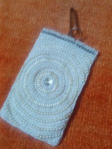 mobile cover with Pearl and stone work