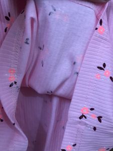 Pink Floral Long Sleeves Tshirt