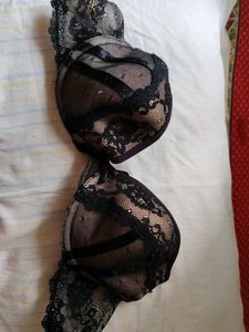 Black Lace Bra