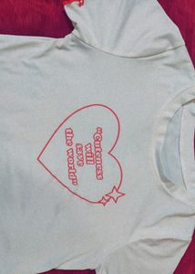 Pinteresty Heart Print Tee
