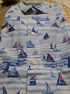 Nautica Sailboat Print Shirt