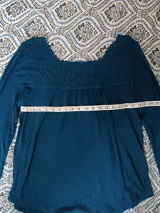 Teal Long Sleeve Top