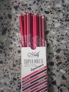 10 DIFFERENT SHADES MATE LIPLINER SUPER MATE